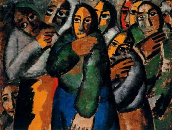 Kazimir Malevich : Peasant Women in a Church